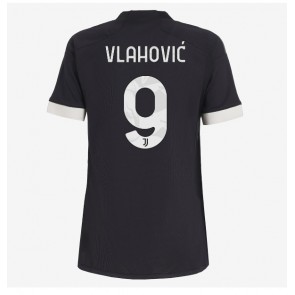 Juventus Dusan Vlahovic #9 Replika Tredjetrøje Dame 2023-24 Kortærmet